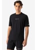 super.natural Merino T-Shirt mit Softshell in schwarz