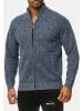 Max Men Cardigan mit Stehkragen Strickjacke mit Design in Blau