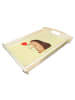 Mr. & Mrs. Panda Snack Tablett Igel Luftballon ohne Spruch in Gelb Pastell