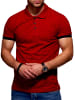 Style Division Poloshirt - SDTACOMA in Weinrot-Schwarz