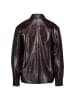 Zero  Hemdbluse im Lederlook Knopfleiste in Palazzo