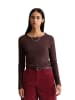 Marc O'Polo DENIM Longsleeve slim in Espresso Brown