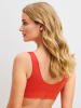 Calida Bustier in grenadine red