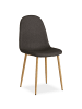 Homestyle4u Esszimmerstuhl 2er Set in Anthrazit