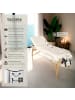tectake 3 Zonen Massageliege  218 x 102 x 90 cm, beige