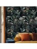 WALLPAPERS4BEGINNERS Tapete Dschungel in Blau - (W) 200 × (L) 280 cm