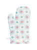 Greengate Ofenhandschuh ELLE PALE BLUE Blau mit Blumen