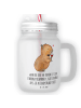 Mr. & Mrs. Panda Limonadenglas Capybara Wein mit Spruch in Transparent