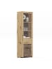 ebuy24 Vitrinenschrank Fly Eiche 57 x 34 cm