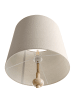 Beliani Stehleuchte KRIOS in Braun/Beige - (W) 36 x (H) 159 x (L) 36 cm