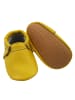 Mepiq Baby-Leder-Laufschuhe, mit rutschfester, harter Sohle - Gelb