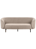 Beliani 3-Sitzer Sofa LOEN in Beige/Grau/Schwarz - (W) 200 x (H) 79 x (L) 70 cm