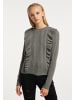 myMo ROCKS Damen Strickpullover in Grau