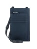 Piquadro PQJ Handytasche RFID Leder 11 cm in blue