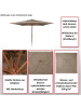 MCW Gastro Holz-Sonnenschirm C57b, Taupe