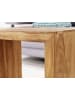 FineBuy Beistelltisch in Braun / Akazie / 30x45x50