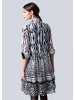 Alba Moda Kleid allover im neu designten Mustermix in offwhite