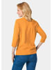 GOLDNER Shirt Shirt mit V-Ausschnitt in safran