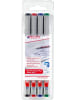 edding OHP-Marker edding 150 S non-permanent 0,3mm  schwarz, rot, blau, grün Packung mit 4 Stück