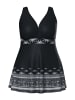 Ulla Popken Badeanzug in schwarz