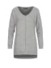 Cloud5ive Cloud5ive Oversized Sweater V-Neck Pullover in grey melange