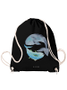Mr. & Mrs. Panda rucksack beutel Walfisch Thunfisch ohne Spruch in Schwarz