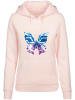 Mister Tee Mister Tee Damen Chromed Butterfly Hoody in pink