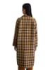 Marc O'Polo Karierter Mantel relaxed in Dark Brown