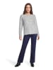 Betty Barclay Sweatshirt mit Kordelzug in Cream/Khaki