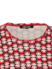 Olsen Langarmshirt Edda in rot beige