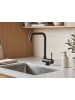 Beliani Küchenarmatur JUNTUMA in Silber - (W) 23 x (H) 33 x (L) 5 cm