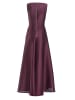 SWING Abendkleid in aubergine - 0003