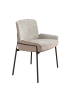 Angel Cerdá Stuhl 4171 in Grau/Stahl – (B)58 x (H)76 x (T)54 cm