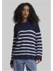 Urban Classics Crew Neck Jumpers in navy/white