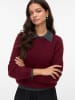 Vero Moda Strickpullover in Zinfandel