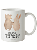 Mr. & Mrs. Panda XL Tasse Hase Beste Schwägerin der Welt mit Spruch in Weiß