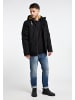ICEBOUND Herren Wattierte Winterjacke in Schwarz