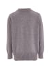 caissa Damen Strickpullover in Hellgrau Melange