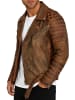 Reichstadt Herren Slim Fit Echtleder Jacke  in Gold