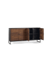 Giner y Colomer Sideboard aus  - und Mangoholz sowie Metall in Brown