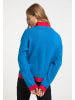 myMo Damen Feinstrickpullover in Classic Blue