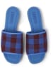 Camper Sandalen " Twins " in Blau / Burgund