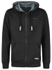 DENIMFY Sweatjacke DFLeo in Schwarz