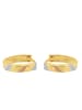 Amor Creolen Gold 585/14 ct in Tricolor