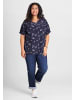 Studio Shirt Kerstin in Blue flower print