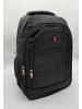 EGOMAXX Gepolsterter Rucksack Carbon Optik Design Backpack in Schwarz-3