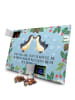 Mr. & Mrs. Panda Adventskalender Pinguin Liebe mit Spruch in Eisblau