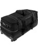 normani Reisetrolley 120-150 L mit Kleidertaschen in Schwarz/Grau