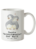 Mr. & Mrs. Panda Tasse mit Henkel Pinguin Beste Halbschwester de... in Weiß