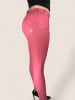 FREDDY WR.UP Push-Up Vegan Leder 7/8 Regular Waist in Dunkel Rosa